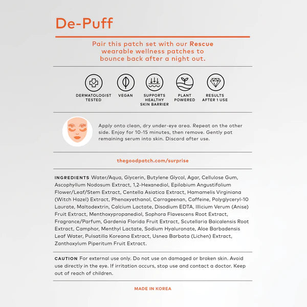 De - puff Eye Patches