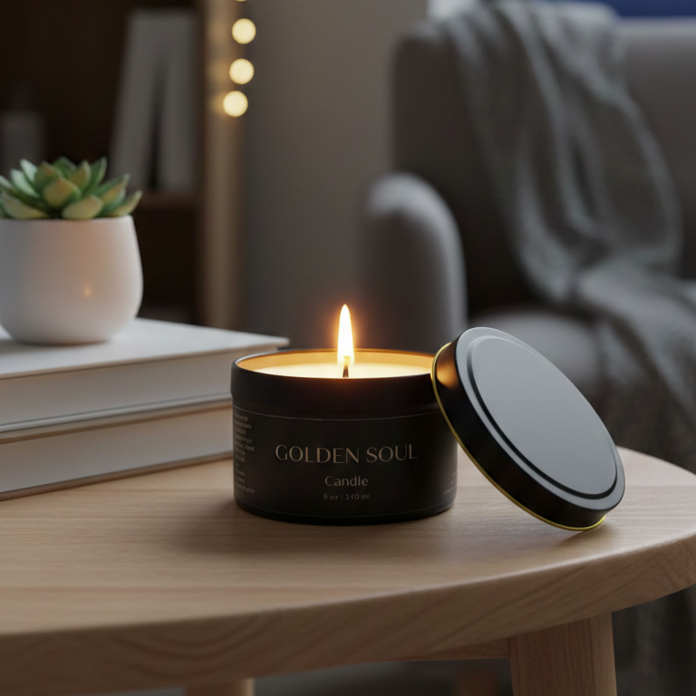 Golden Soul Candle