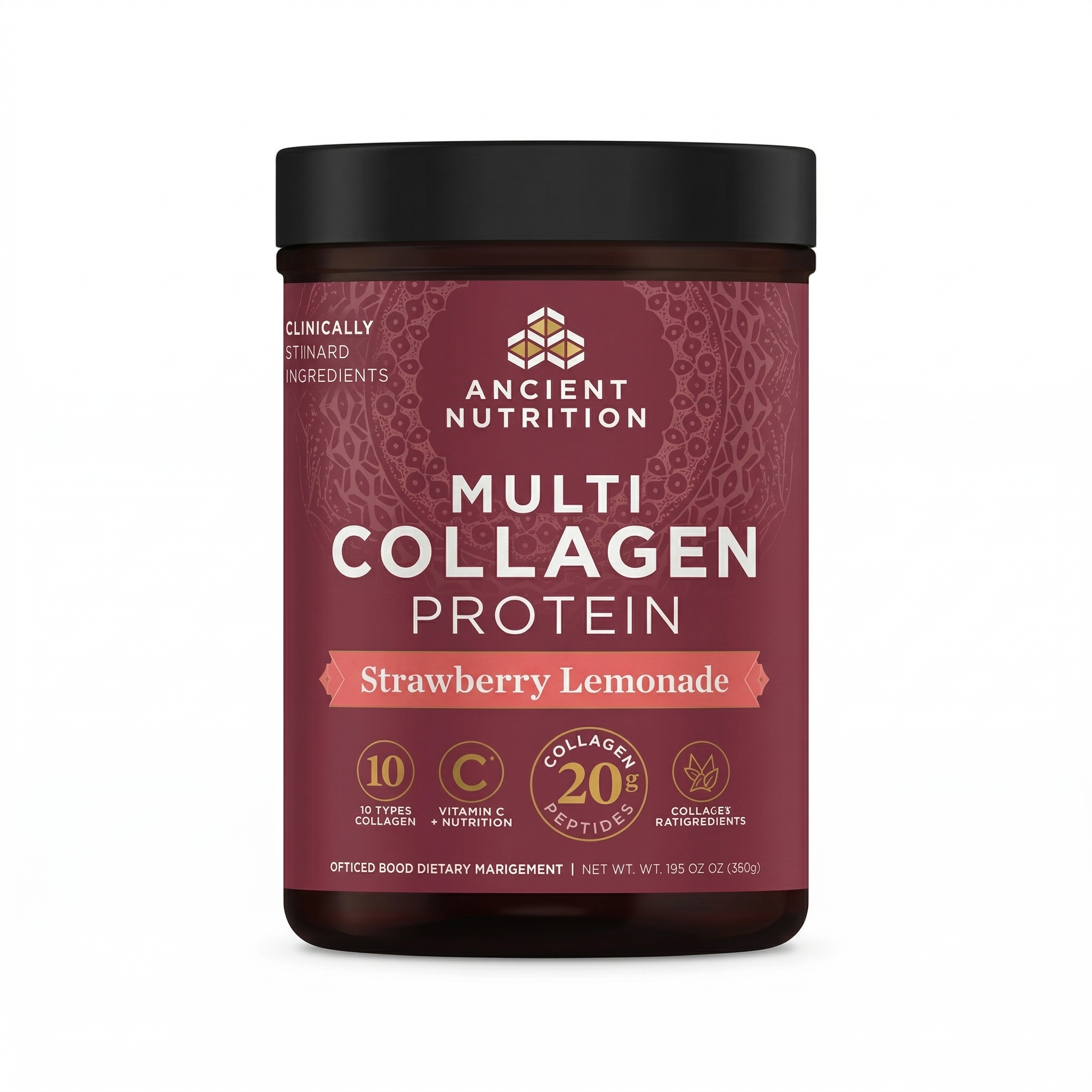 Ancient Nutrition Multi Collagen Protein - Strawberry Lemonade