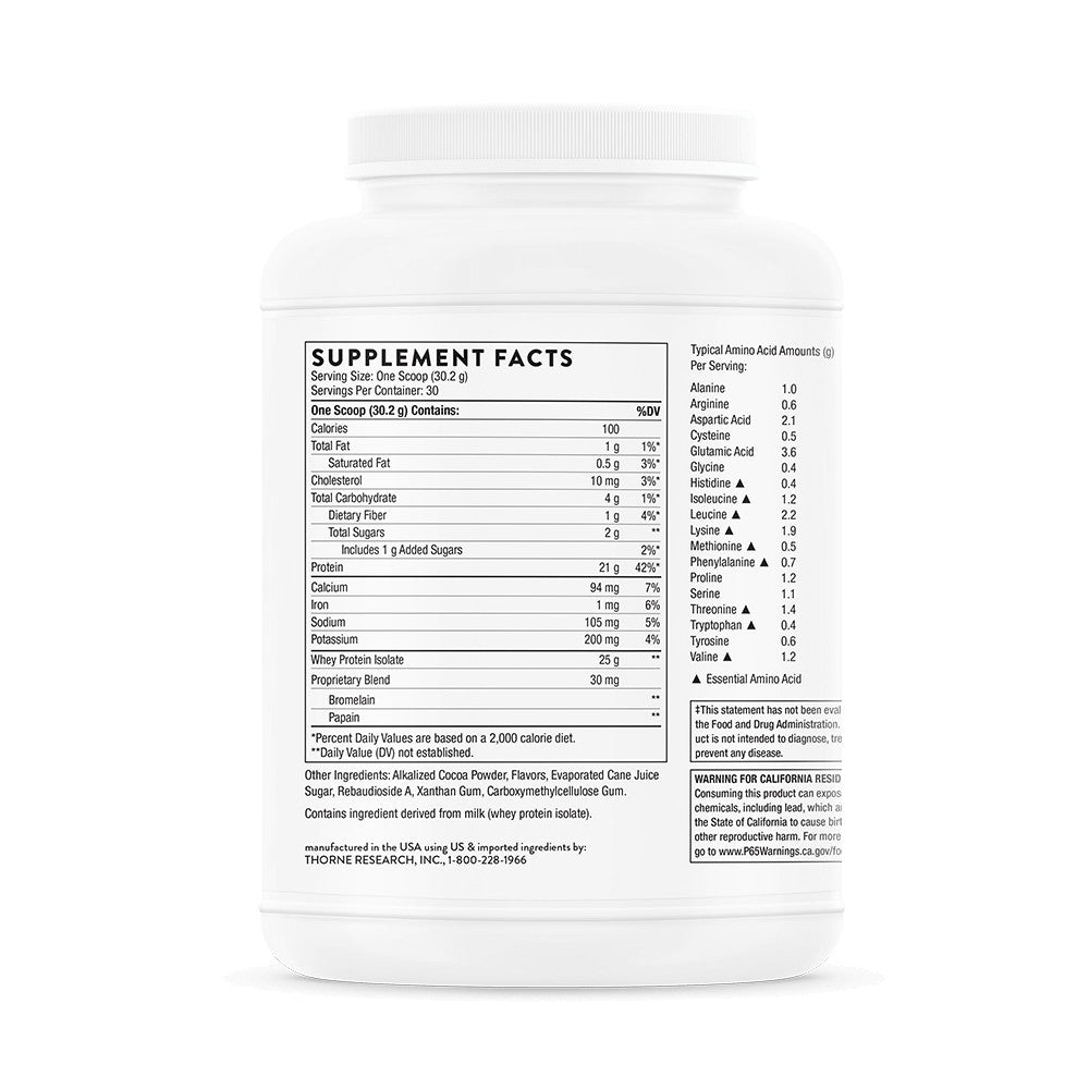 Whey Protein Isolate Chocolate