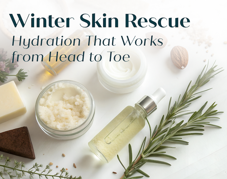 Winter Skin Rescue: Hydration That Works from Head to Toe