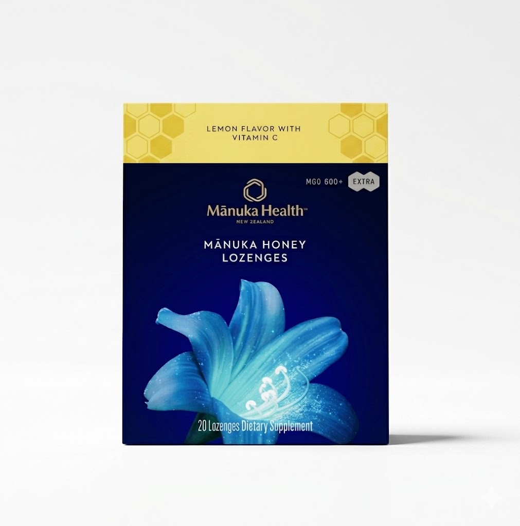 Manuka Honey Lozenges: Lemon &amp; Vitamin C