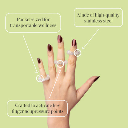 WTHN Acupressure Massage Rings