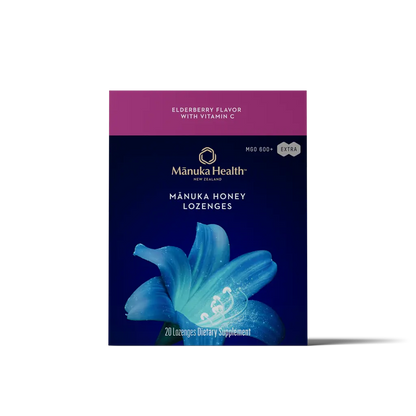 Manuka Honey Lozenges: Elderberry &amp; Vitamin C
