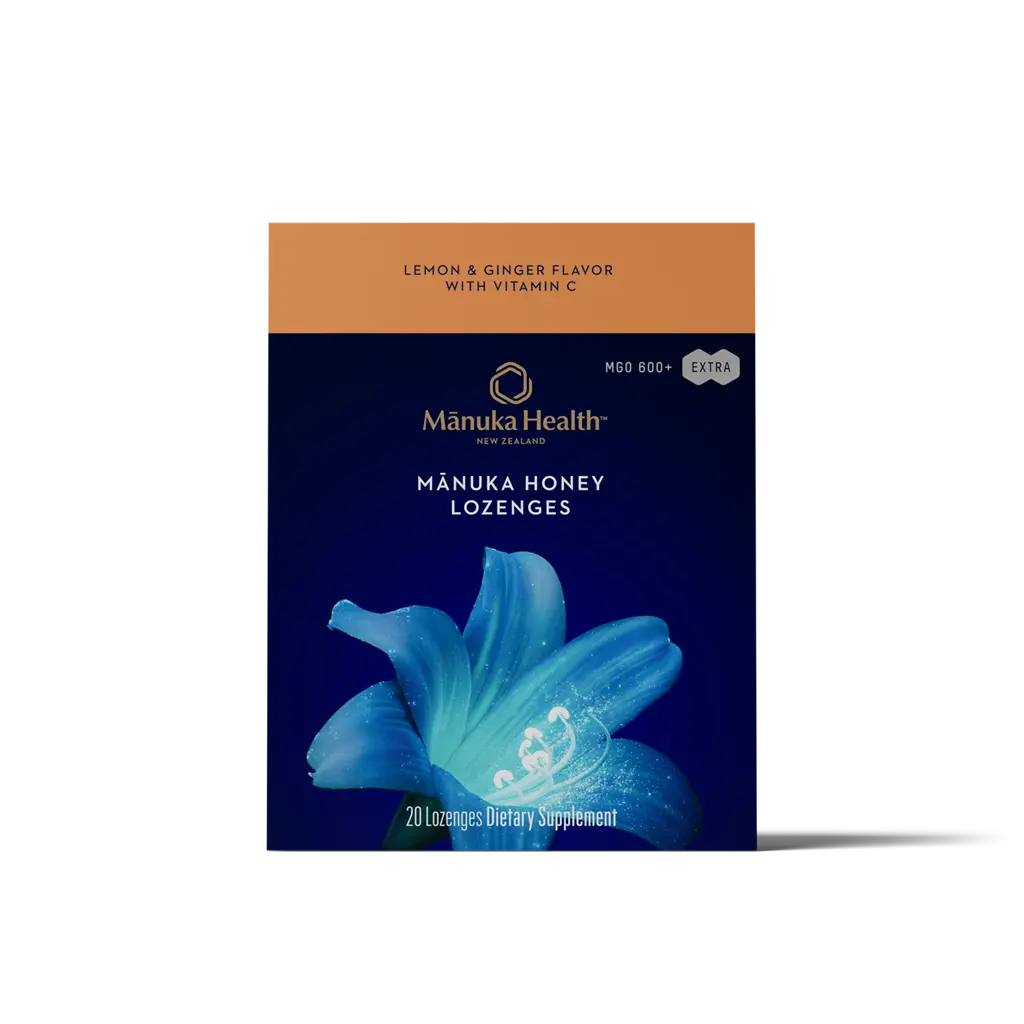 Manuka Honey Lozenges: Lemon &amp; Ginger With Vitamin C