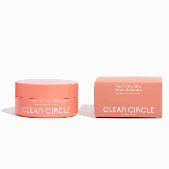 Clean Circle Depuffing Dissolvable Eye Mask