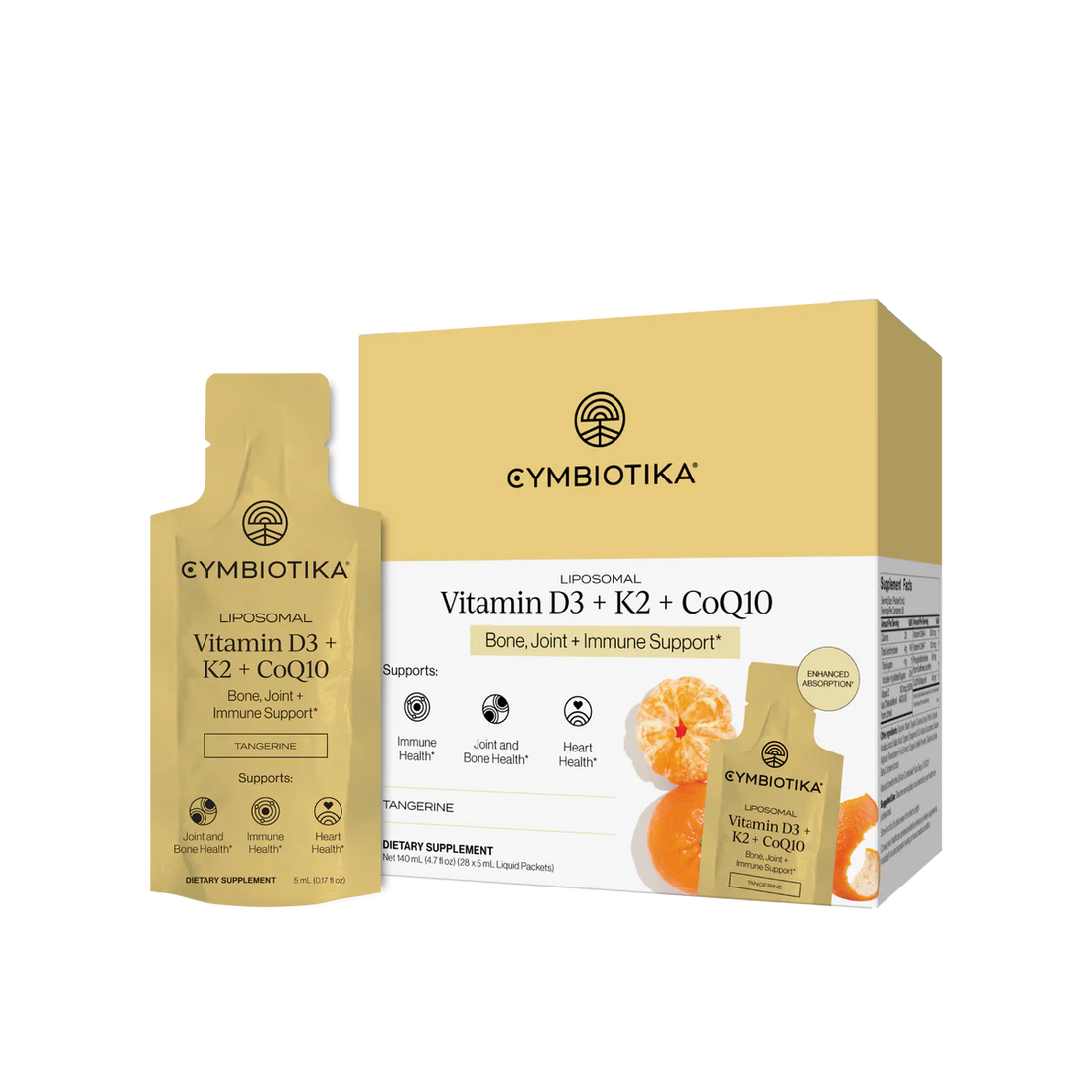 Cymbiotika Liposomal Vitamin D3 + K2 + CoQ10