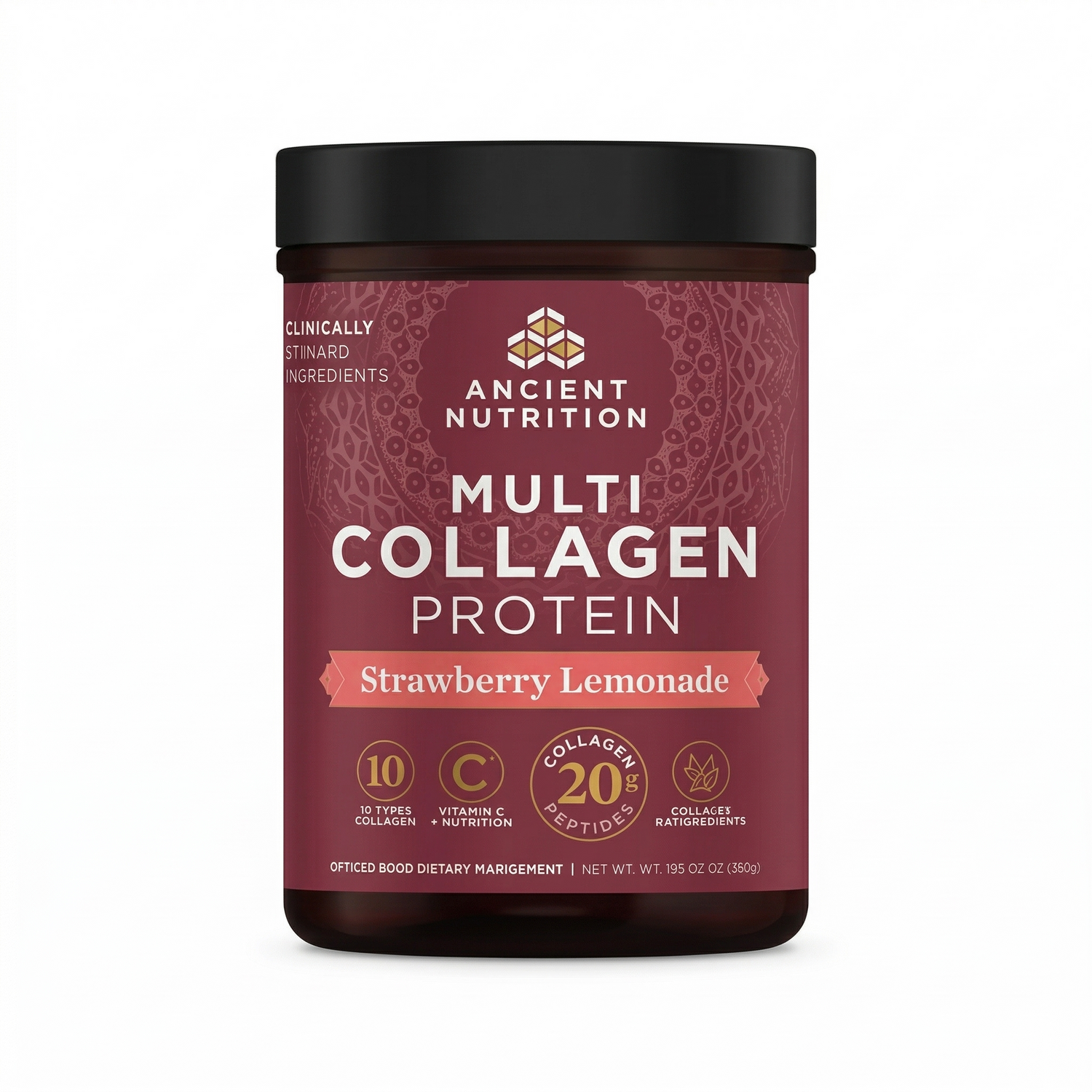 Ancient Nutrition Multi Collagen Protein - Strawberry Lemonade
