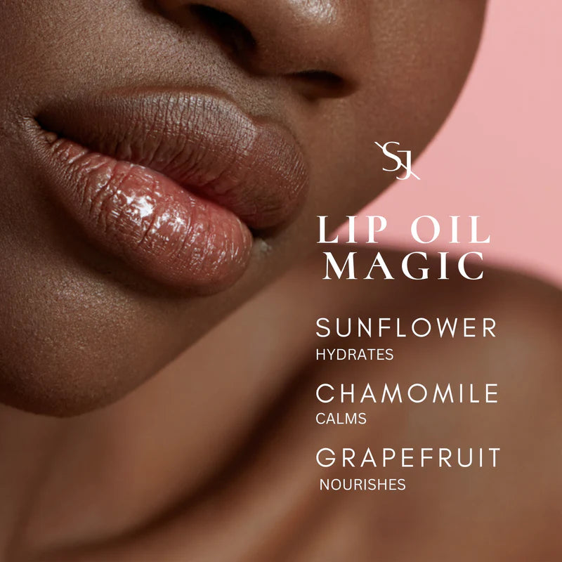 Luxury Lip Oil - Hydrating Vitamin C, Chamomile and Aloe - Tonic