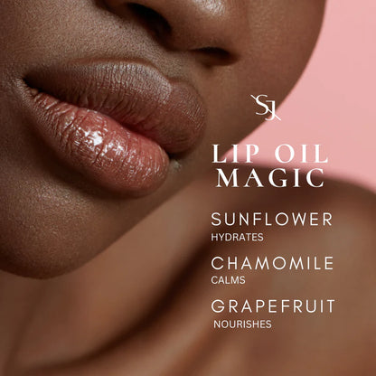 Luxury Lip Oil - Hydrating Vitamin C, Chamomile and Aloe - Tonic