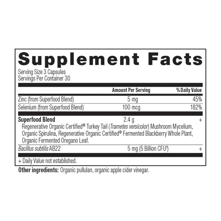 Ancient Nutrition Regenerative Organic Certified Candida Balance