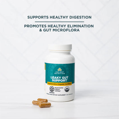 Ancient Nutrition Regenerative Organic Certified Leaky Gut Support
