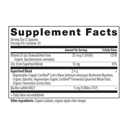 Ancient Nutrition Regenerative Organic Certified Leaky Gut Support