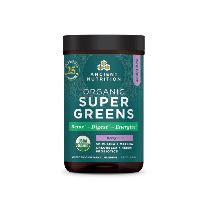 Ancient Nutrition Super Greens - Berry