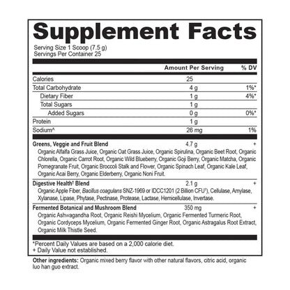 Ancient Nutrition Super Greens - Berry