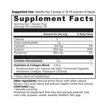 Ancient Nutrition Lemon Creatine + Collagen