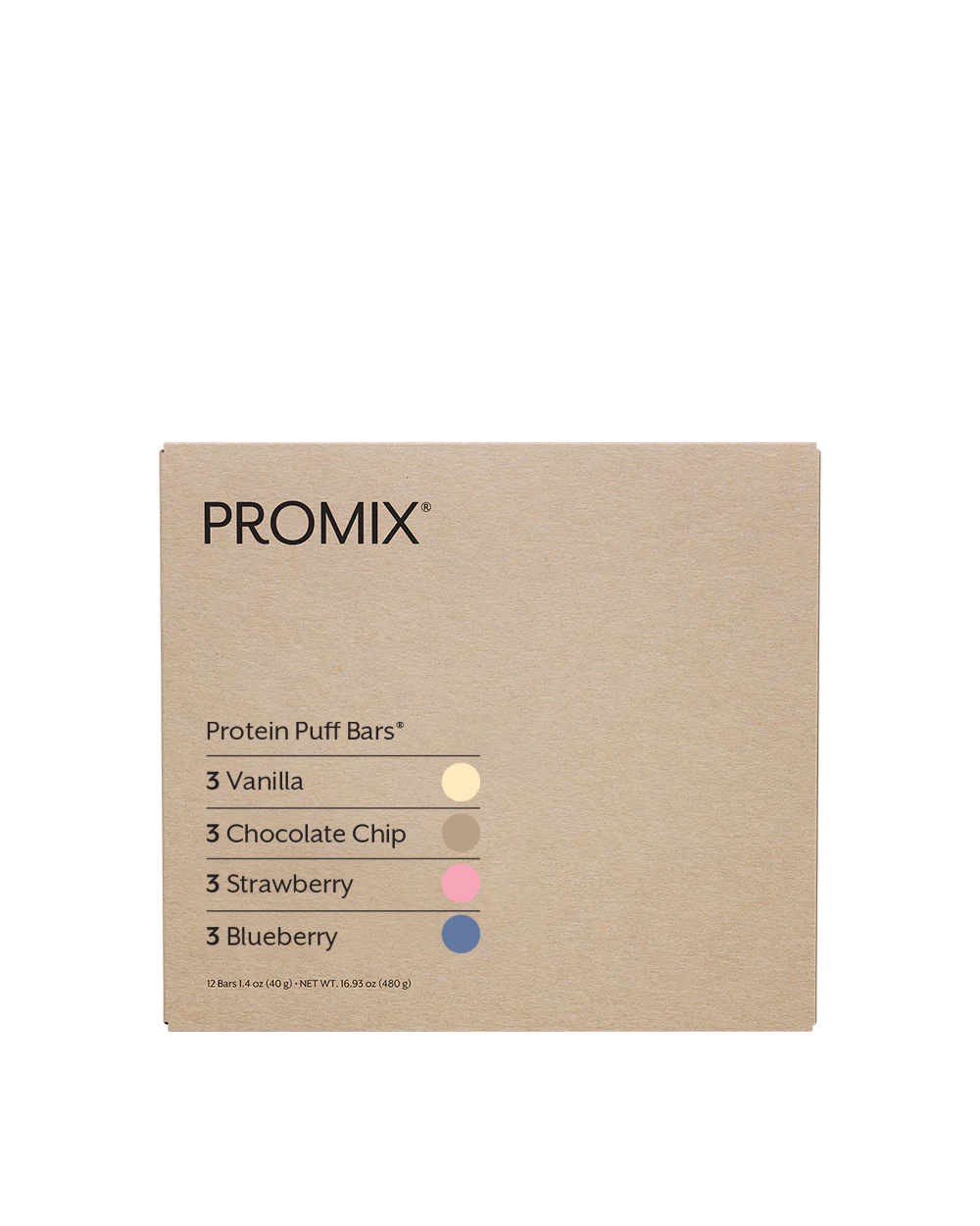 Promix Protein Puff Bars Variety Pack