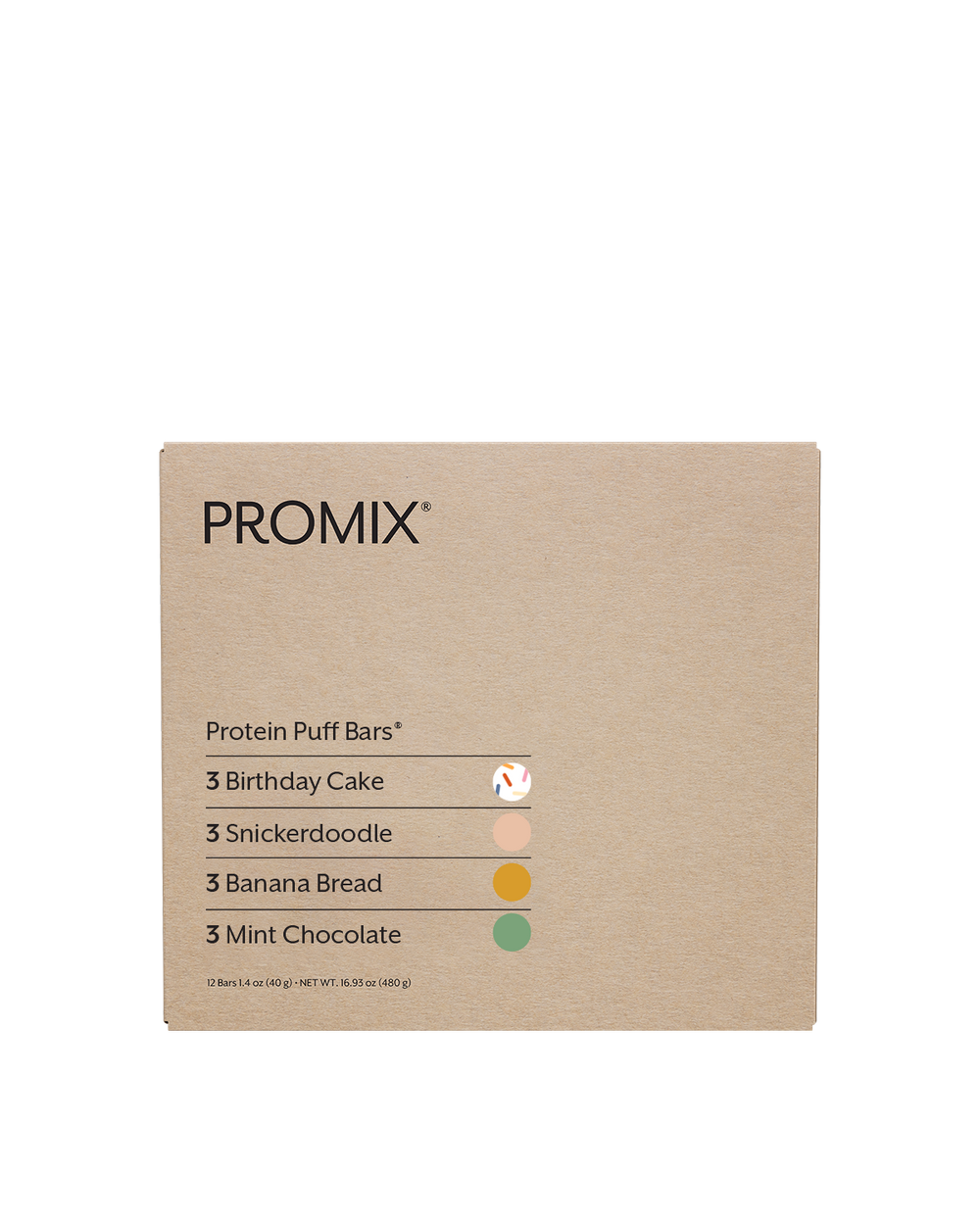 Promix Protein Puff Bars Variety Pack 2