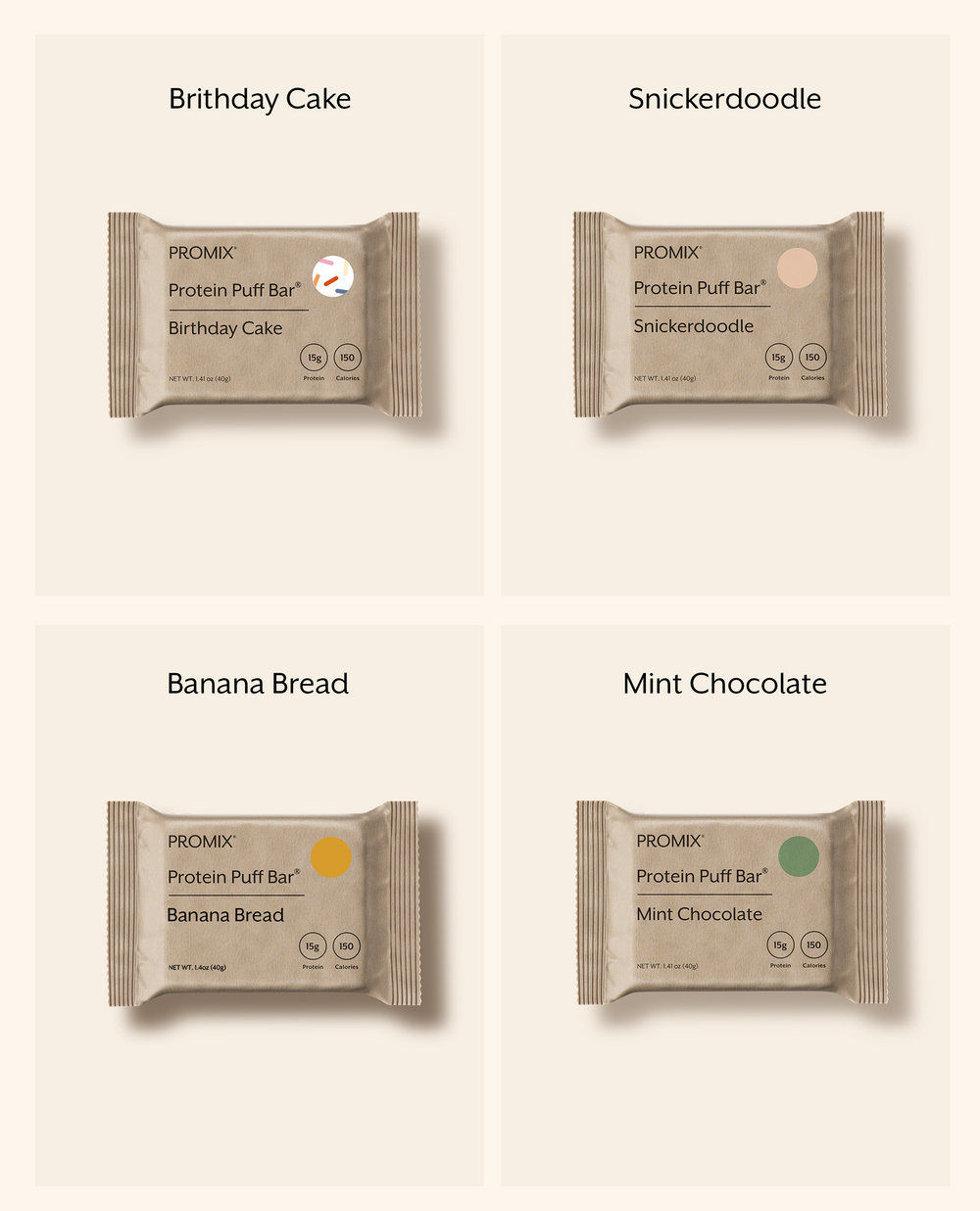 Promix Protein Puff Bars Variety Pack 2