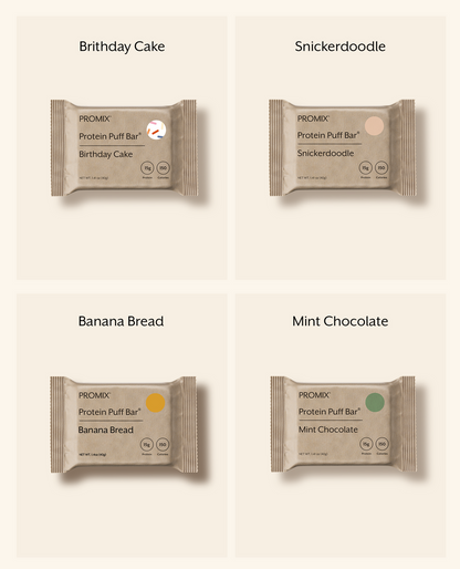 Promix Protein Puff Bars Variety Pack 2