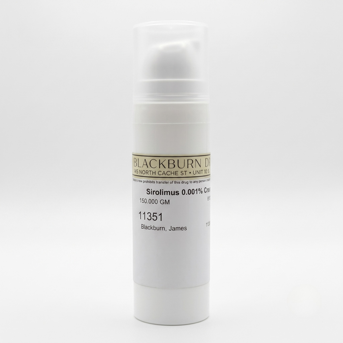 Sirolimus Cream 0.001%