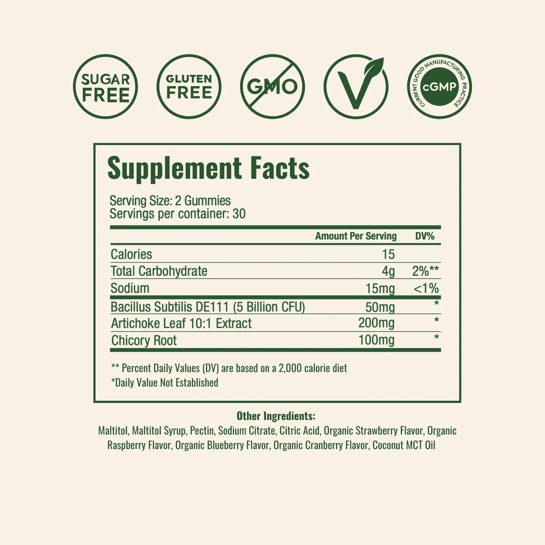 2-1 Pre &amp; Probiotic Gummies