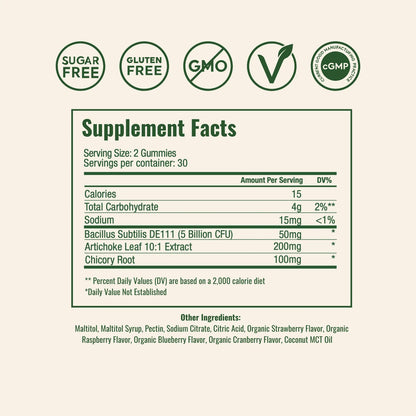 2-1 Pre &amp; Probiotic Gummies