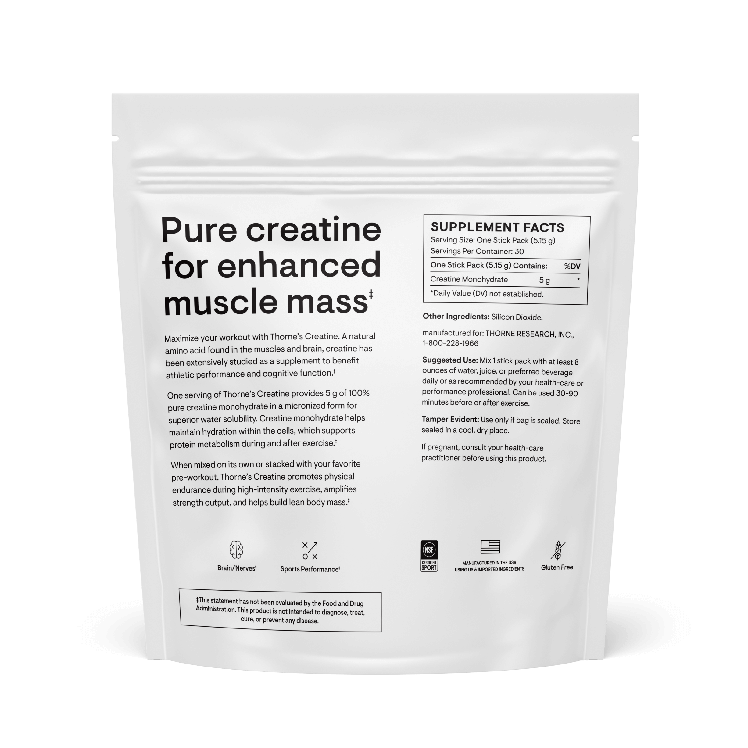 Thorne Creatine Travel Packs