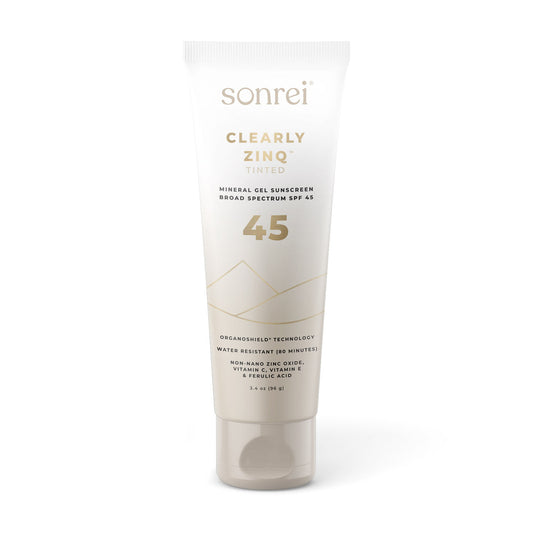 CLEARLY ZINQ™ TINTED MINERAL GEL SUNSCREEN SPF 45